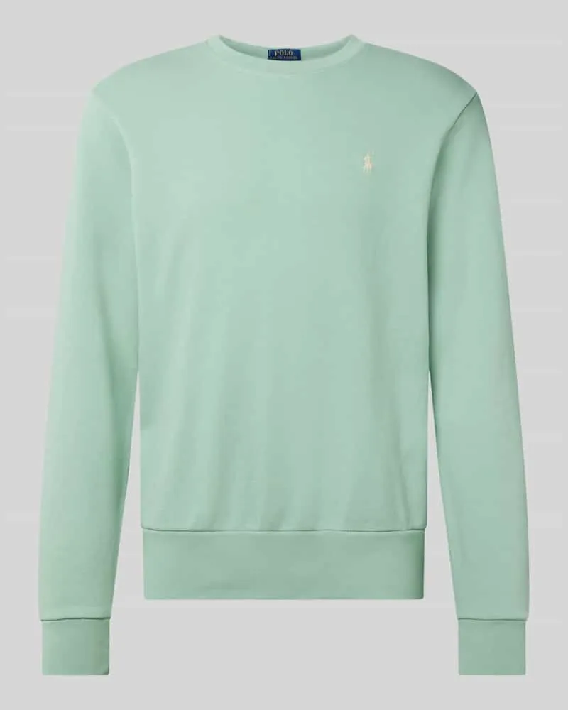 Ralph Lauren Sweatshirt mit Label-Stitching Tuerkis