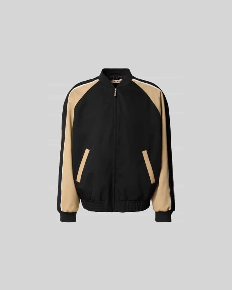 Marni Jacke aus reiner Schurwolle Black