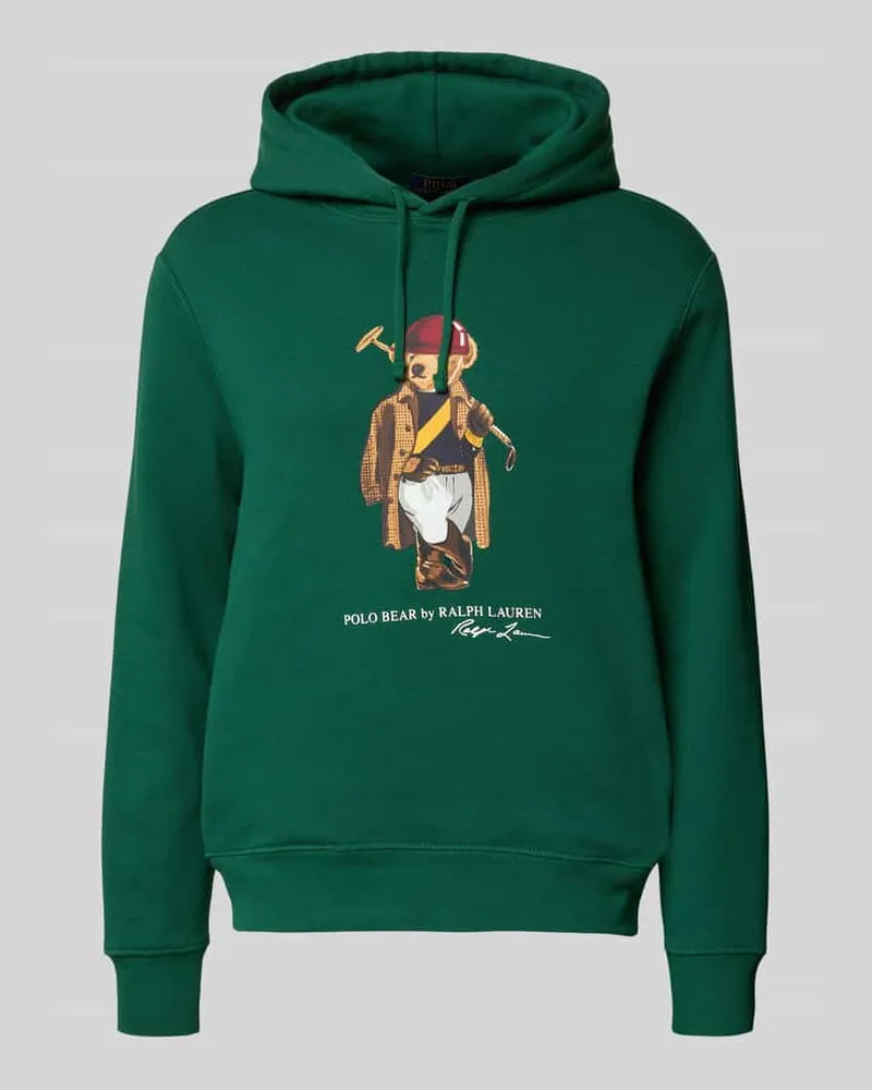Ralph Lauren Regular Fit Hoodie aus Baumwoll-Mix Dunkelgruen
