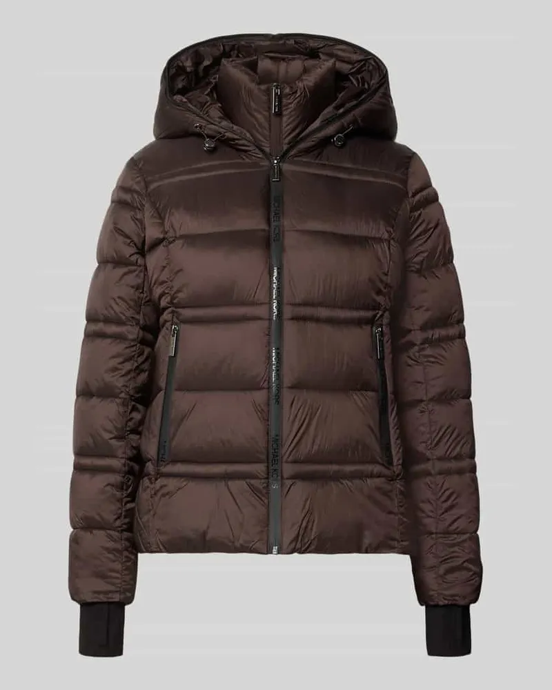 Michael Kors Steppjacke mit Kapuze und Reißverschlusstaschen Hazel