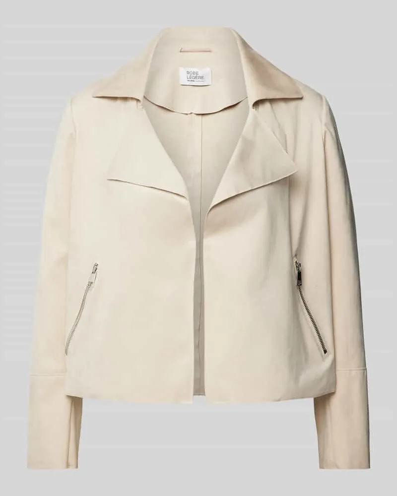 Vera Mont Jacke mit Reißverschlusstaschen Sand