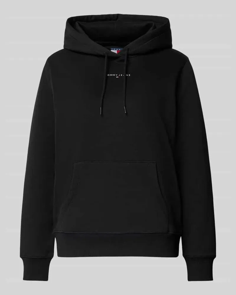Tommy Hilfiger Regular Fit Hoodie aus Baumwoll-Mix Black