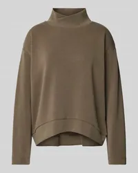 JOOP! Sweatshirt mit Stehkragen Oliv