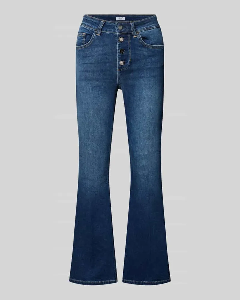 Liu Jo Bootcut Jeans im 5-Pocket-Design Modell 'PRINCESS Dunkelblau