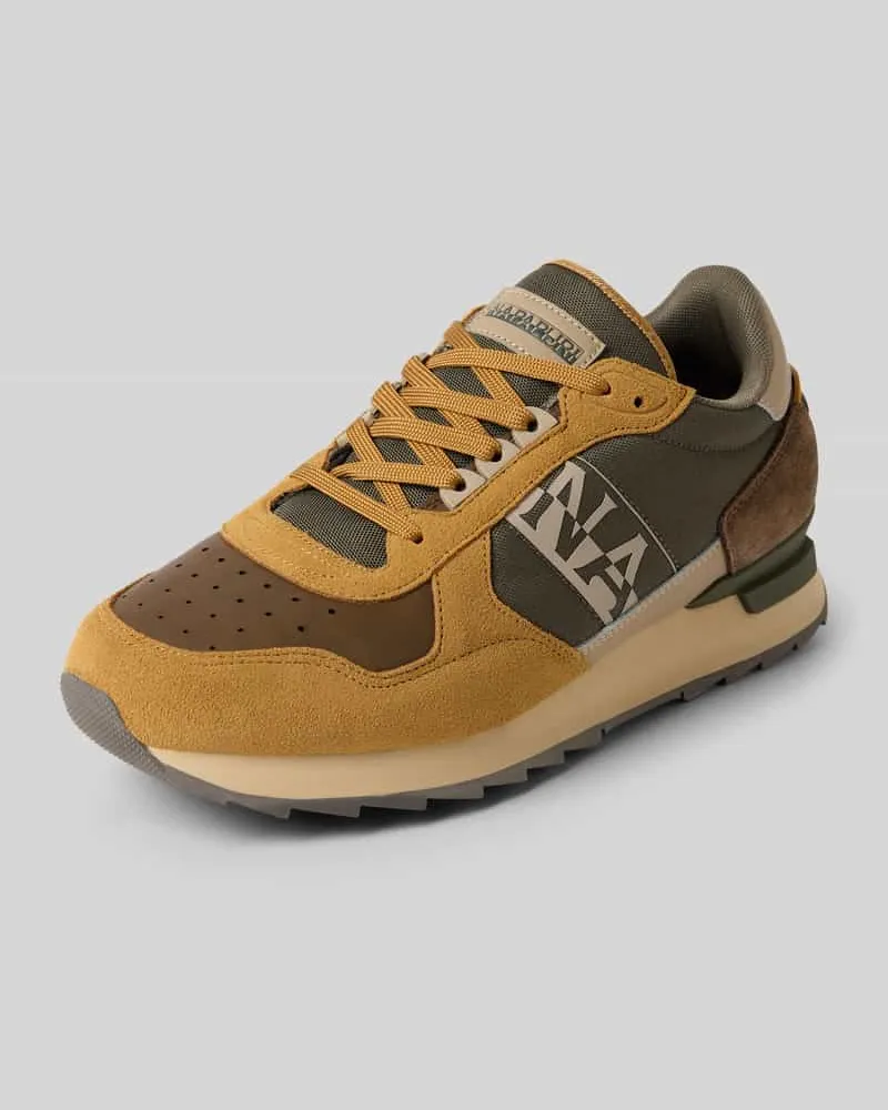 Napapijri Sneaker mit profilierter Sohle Modell 'STAB Mittelbraun