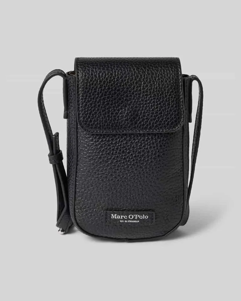 Marc O'Polo Umhängetasche aus echtem Leder Black