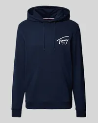 Tommy Hilfiger Regular Fit Hoodie mit Label-Print Marine