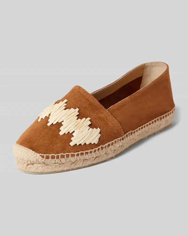 Castañer Espadrilles in Flecht-Optik Modell 'KAREN Cognac