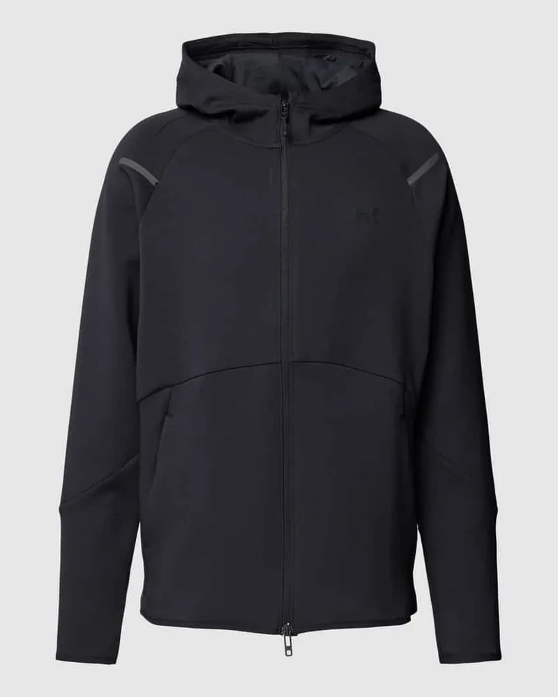 Under Armour Sweatjacke in Two-Tone-Machart Modell 'Unstoppable Black