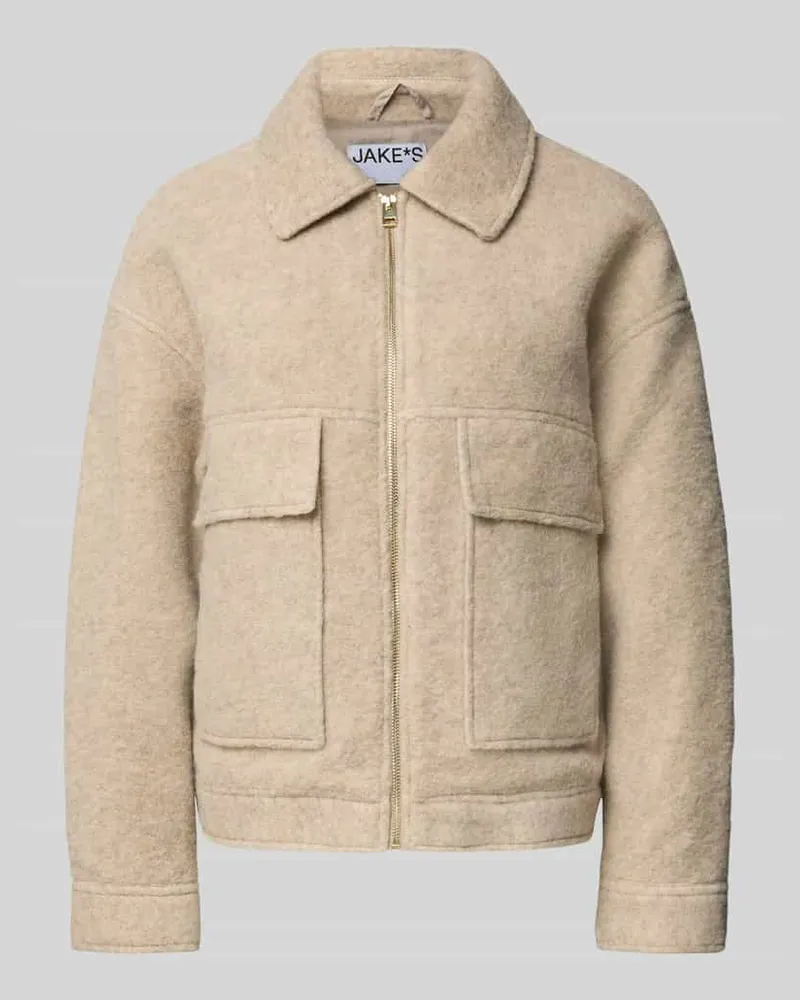 JAKE*S Jacke mit Umlegekragen Beige