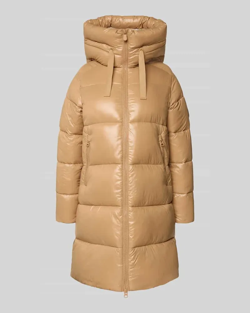 Save The Duck Steppmantel mit Kapuze Modell 'BELLA Camel
