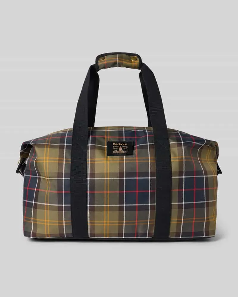 Barbour Weekender mit Allover-Muster Modell 'TORRIDON Oliv