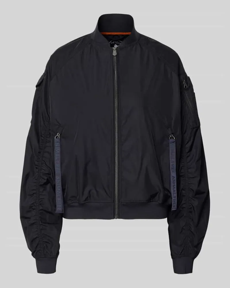 Save The Duck Bomberjacke mit Reißverschlusstaschen Modell 'LIL Black