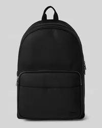 Lacoste Rucksack mit Label-Applikation Black