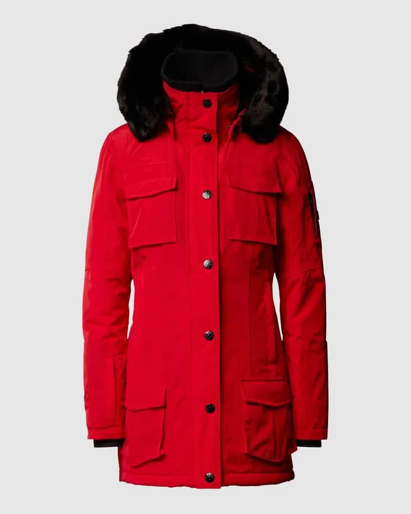 Wellensteyn Schneezauber 382 Funktionsjacke mit Webpelz Rot