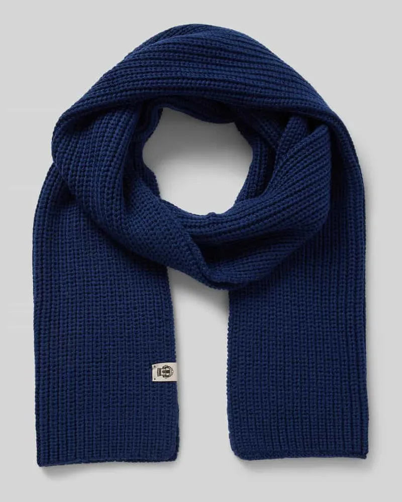 Roeckl Schal aus Wolle mit Label-Detail Marine