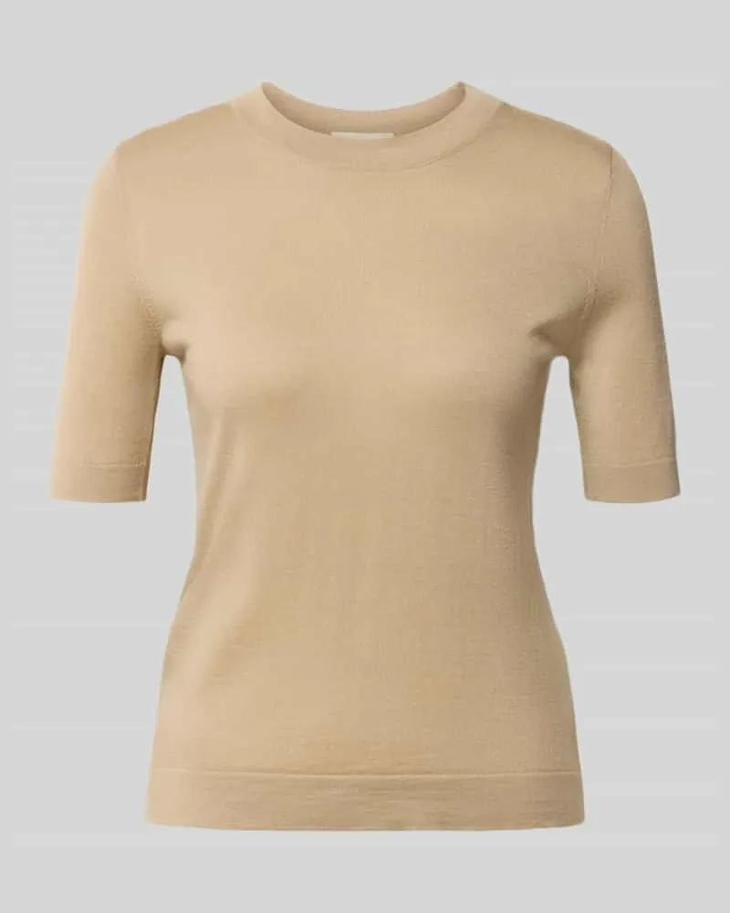Max Mara Regular Fit Pullover aus Woll-Seiden-Kaschmir-Mix Modell 'TAPIOCA Sand