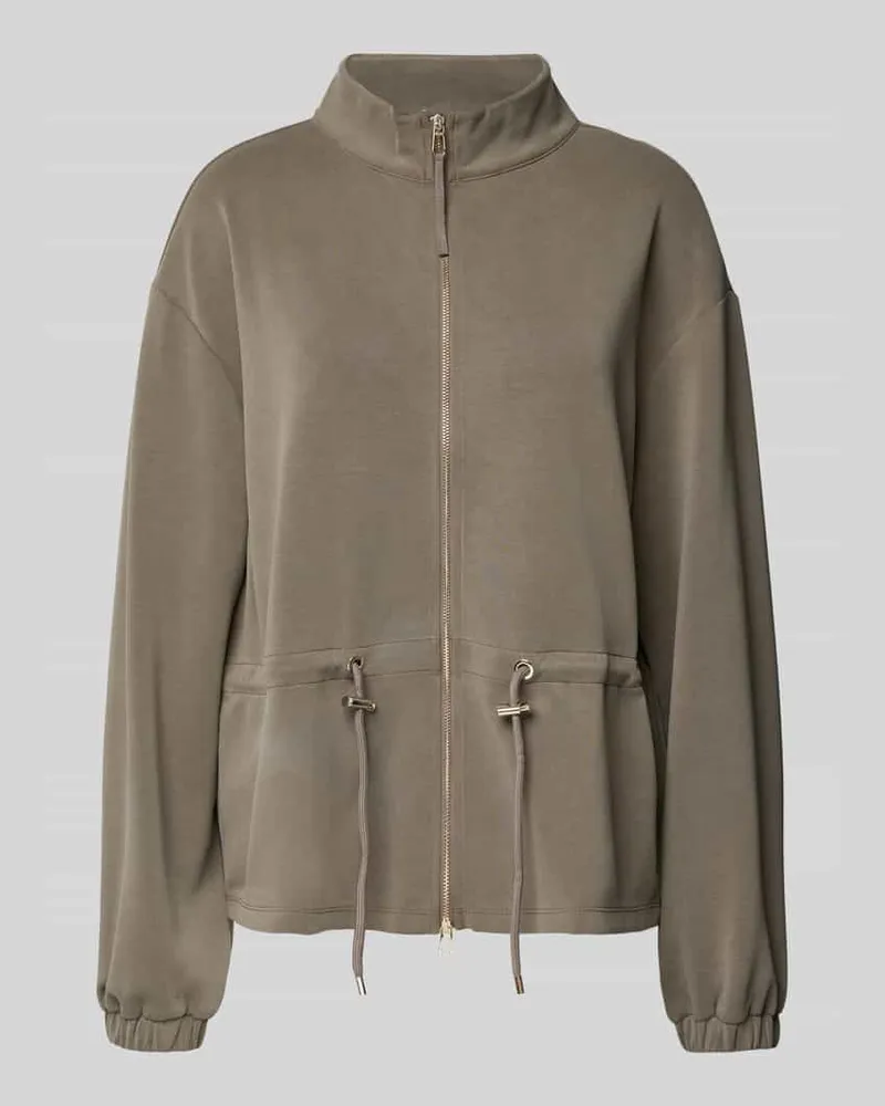 JOOP! Sweat mit Stehkragen Oliv