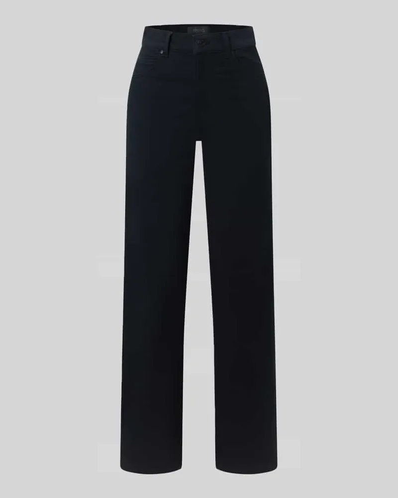 ANGELS  Regular Fit Hose mit High Waist Modell 'LARA Marine