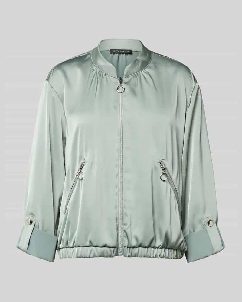 Betty Barclay Blouson mit regulierbarer Ärmellänge und Reißverschlusstaschen Mint