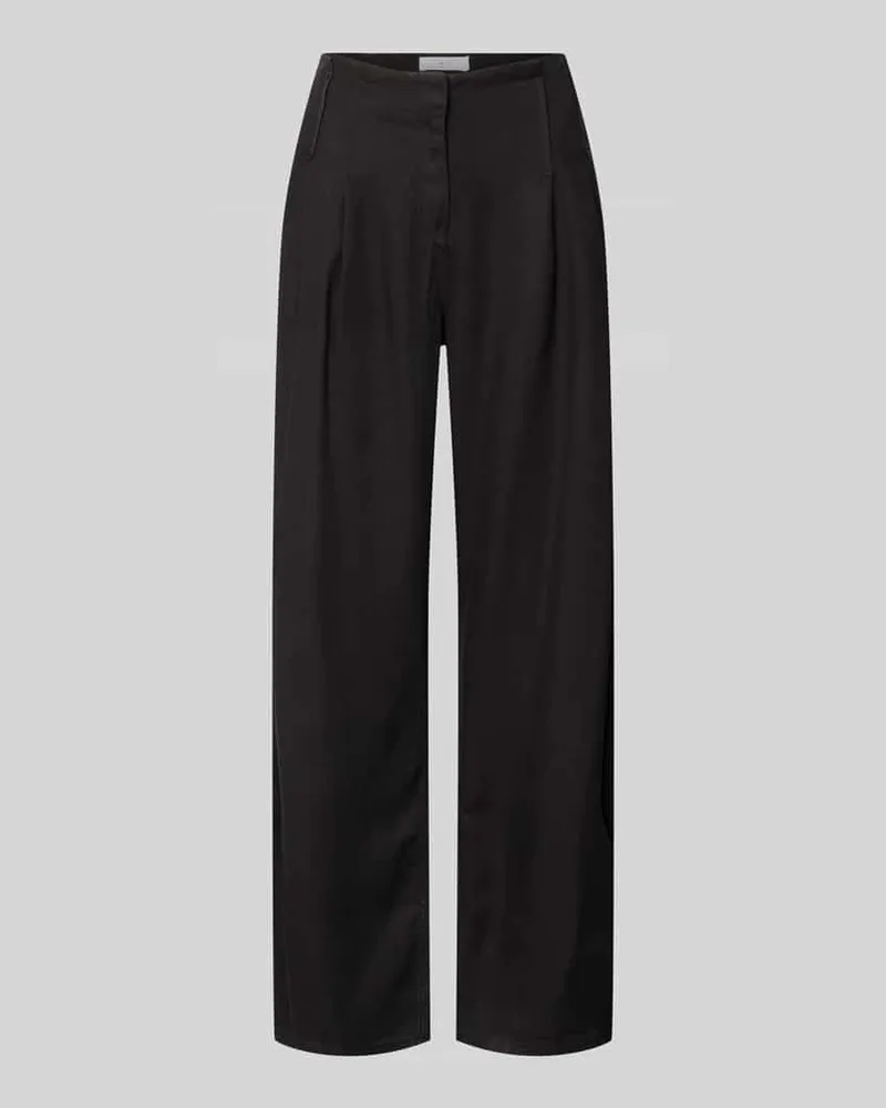 IRO Wide Fit Jeans aus reinem Lyocell Black