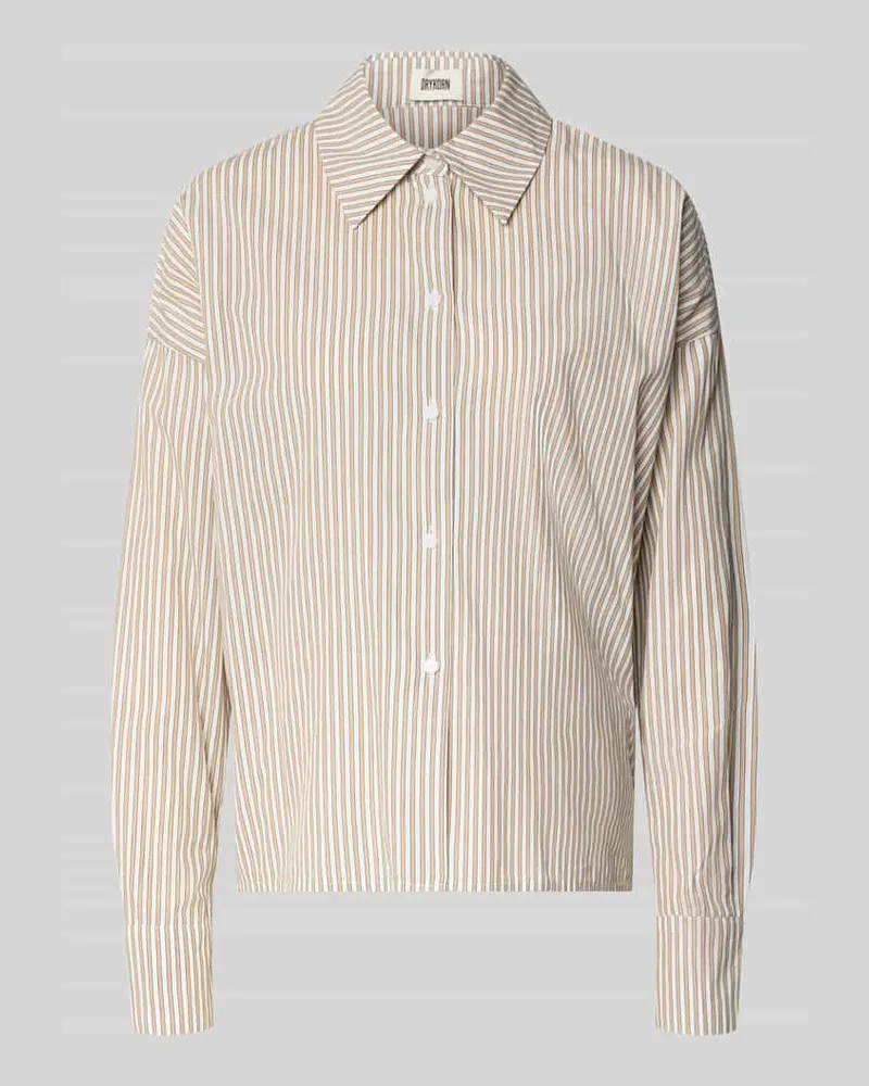 Drykorn Relaxed Fit Bluse mit überschnittenen Schultern Modell 'CLOELIA Lachs