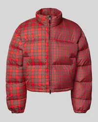 VETEMENTS Steppjacke mit Zweiwege-Reißverschluss Rot