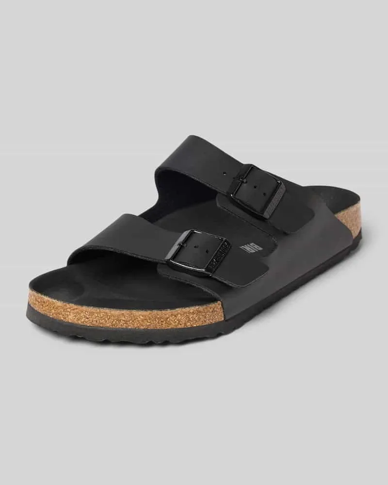 Birkenstock Slides mit breiten Riemen Modell 'ARIZONA Black