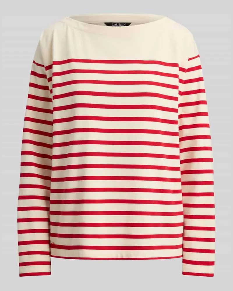 Ralph Lauren Regular Fit Pullover aus reiner Baumwolle Rot