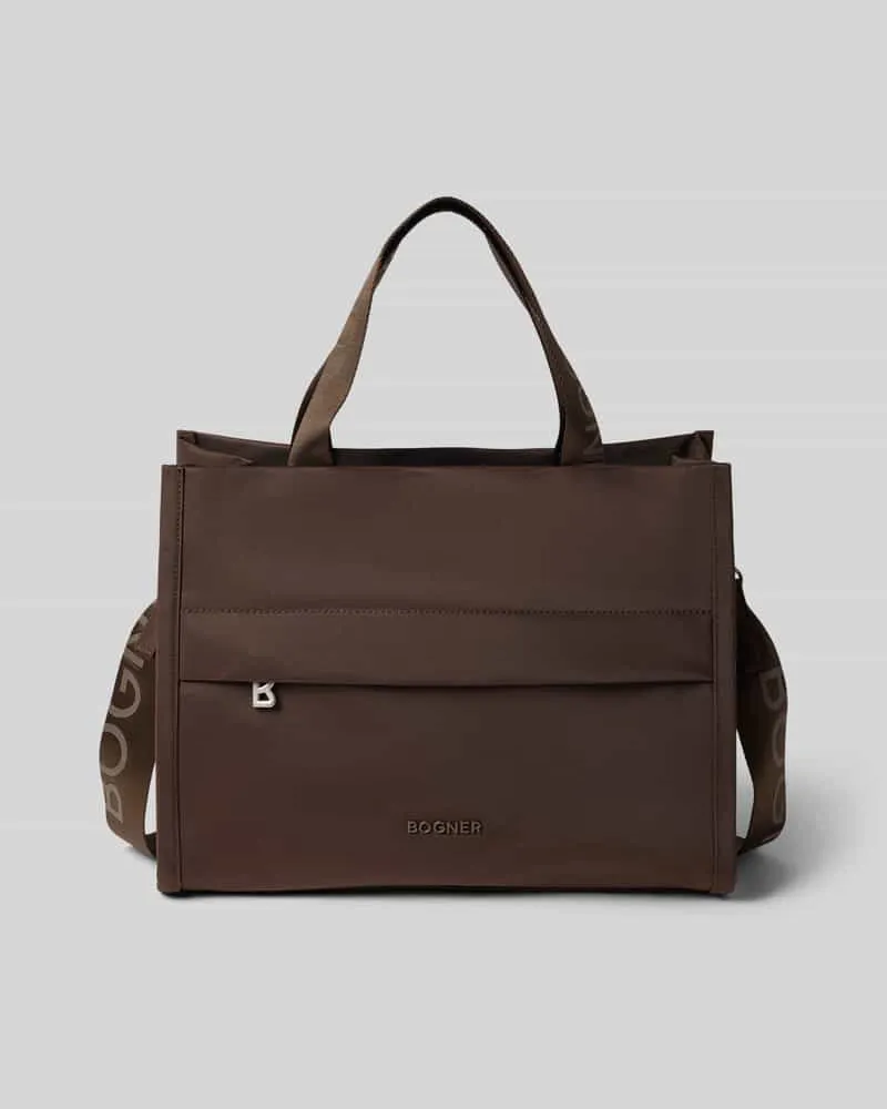 Bogner Handtasche mit Logo-Detail Modell 'Maxon Dunkelbraun