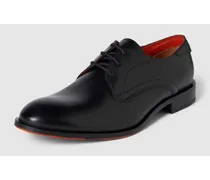 Lloyd Derby-Schuhe mit kontrastiver Sohle Modell 'PARBAT Black