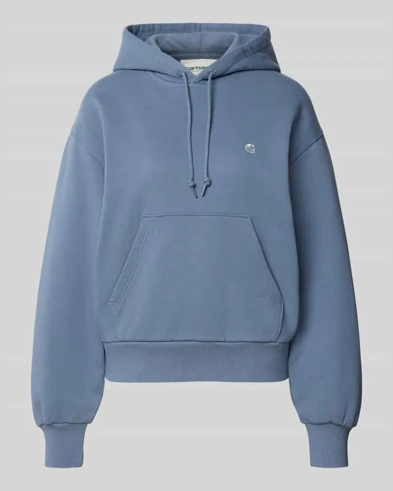 Carhartt WIP Oversized Hoodie aus Baumwoll-Mix Modell 'CASEY Rauchblau