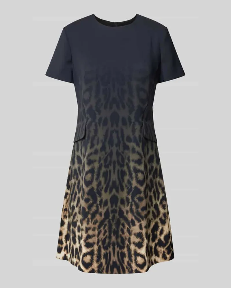 Marc Cain Minikleid mit Rundhalsausschnitt Black
