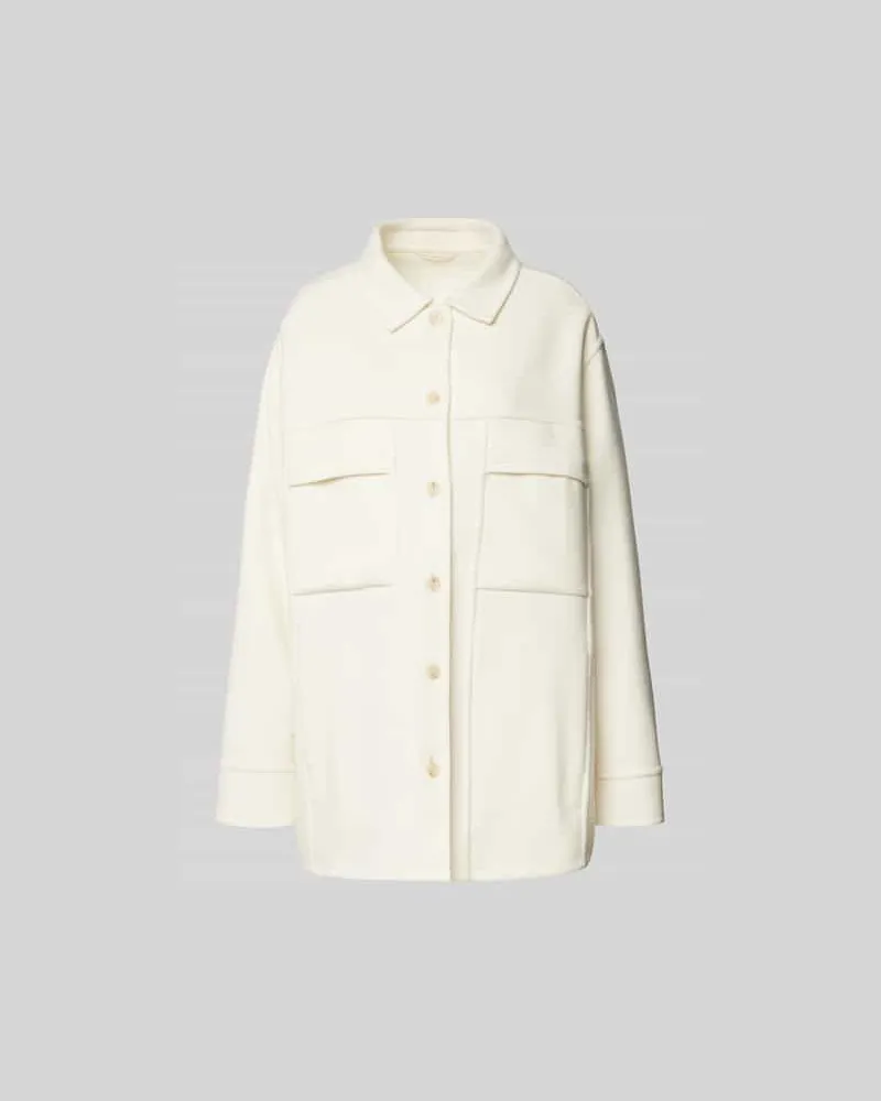 Closed Wolljacke aus Schurwoll-Mix Ecru