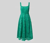 Knielanges Kleid mit Allover-Spitzen-Besatz