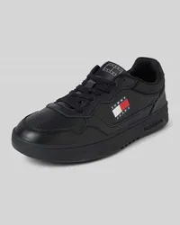 Tommy Hilfiger Ledersneaker mit Label-Details Modell 'CUPSOLE LEATHER Black