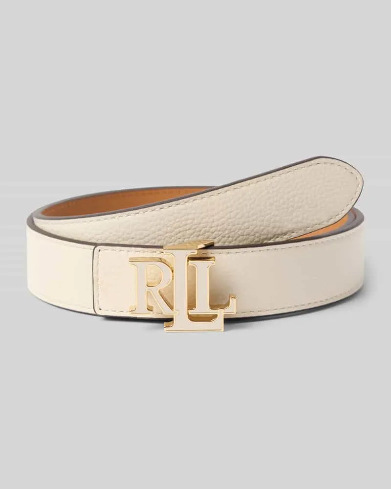 Ralph Lauren Gürtel aus echtem Rindsleder Modell 'REV Offwhite