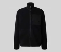 Relaxed Fit Fleecejacke aus reiner Baumwolle Modell 'FLAABO