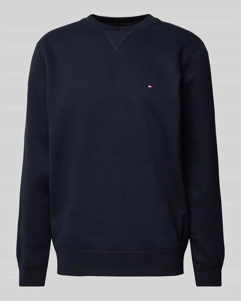 Tommy Hilfiger Sweatshirt mit Logo-Stitching Marine