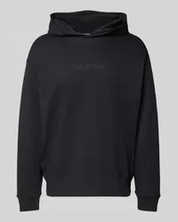 Calvin Klein Hoodie mit Label-Stitching Black