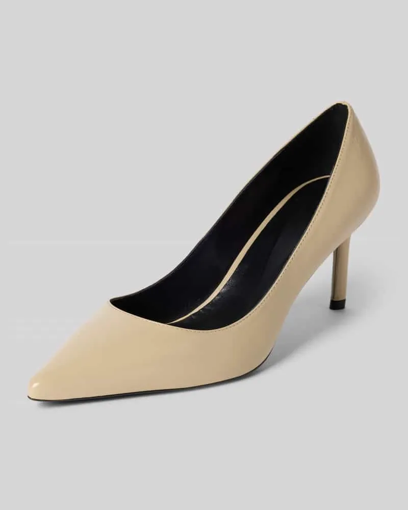HUGO BOSS Pumps aus Rindsleder Sand
