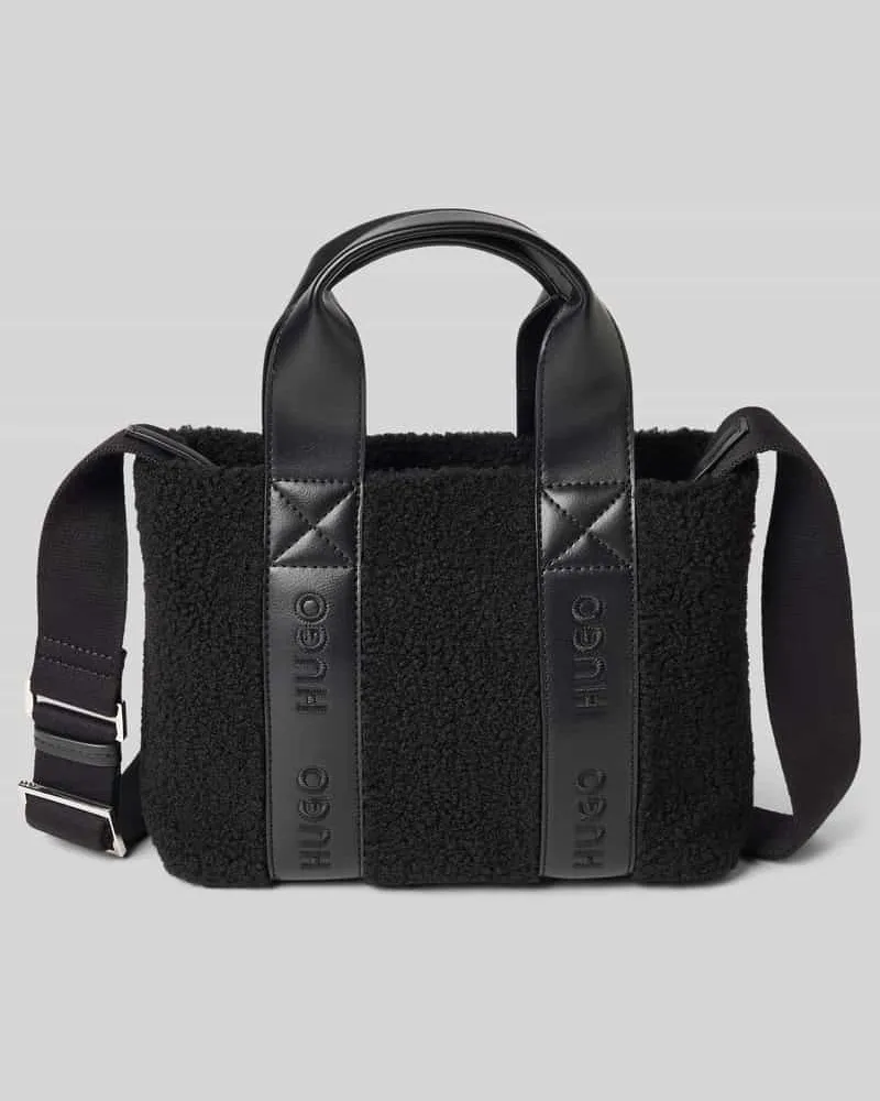 HUGO BOSS Umhängetasche mit Label-Riemen Modell 'BECKY Black
