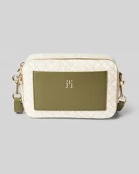 Tommy Hilfiger Handtasche mit Logo-Applikation Modell 'DISTINCT Oliv