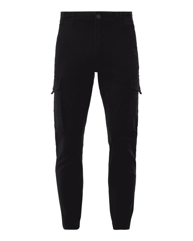 Jack & Jones Tapered Fit Cargohose mit Stretch-Anteil Black