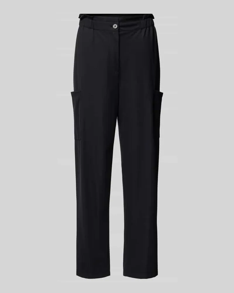 Marc Cain Stoffhose mit elastischem Bund Modell 'FRANCA Black