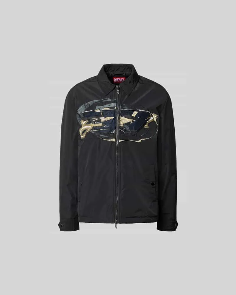 Diesel Jacke mit Reißverschluss Black