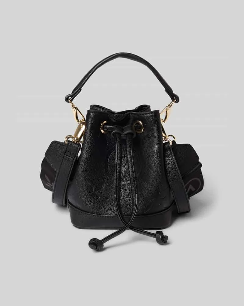 Valentino Garavani Handtasche mit Strukturmuster Modell 'SAMBA Black