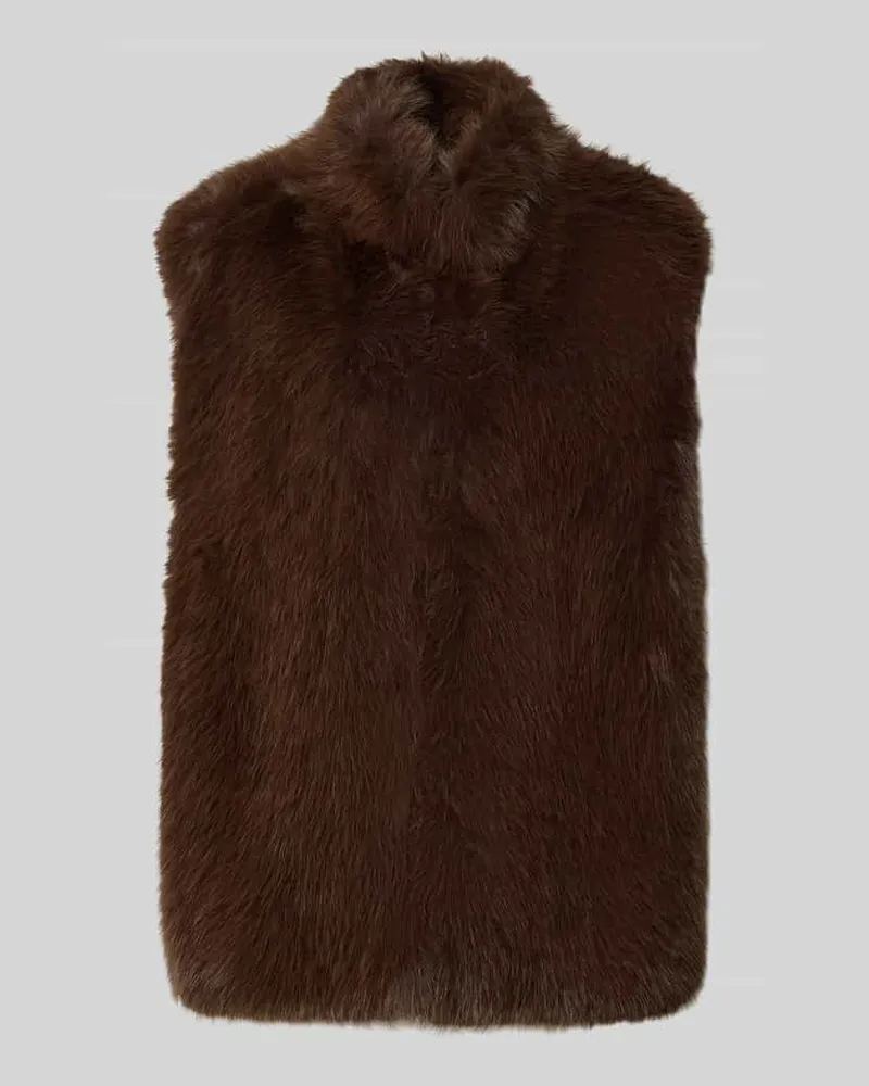 Liu Jo Weste aus Kunstfell Modell 'Gilet Dunkelbraun