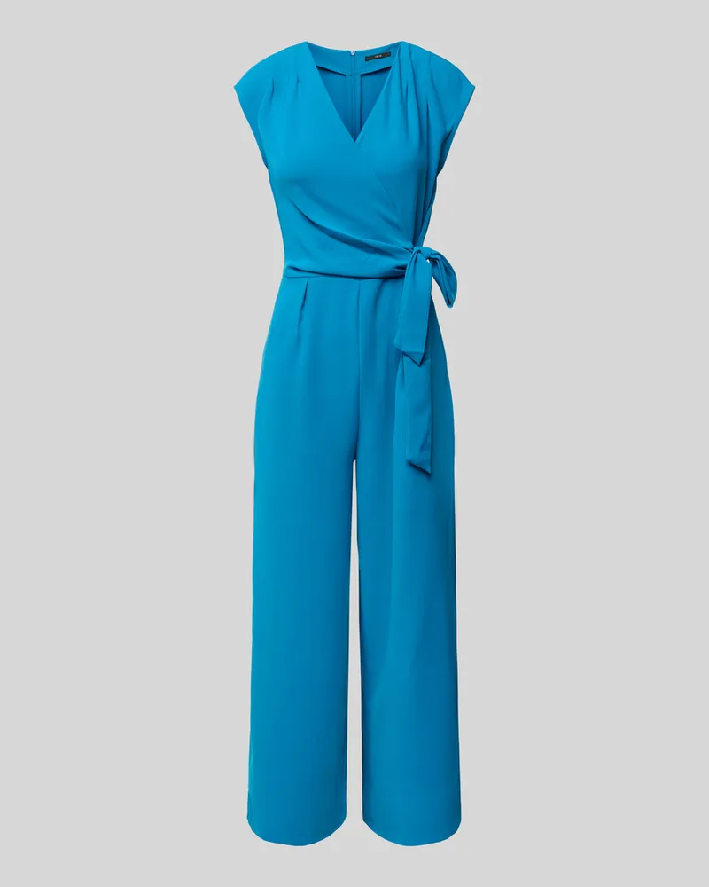 ZERO Jumpsuit mit V-Ausschnitt Petrol