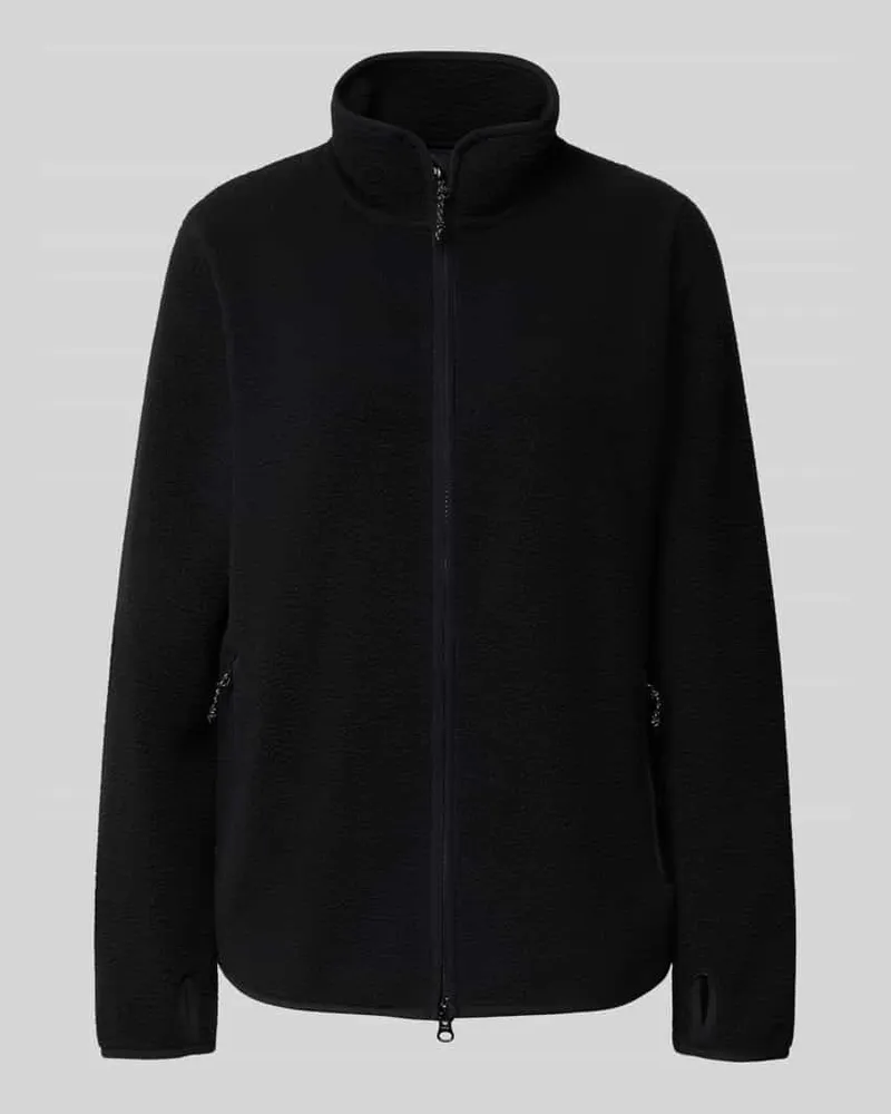 Peak Performance Fleecejacke mit Stehkragen Black